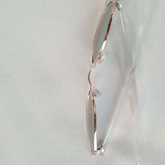 Sunglasses Women Luxury square clear2 tone lens New Vintage Fashion sun … - Picture 2 of 4